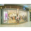 Commercial Aluminum Frame PC Curtain Accordion Sliding Door